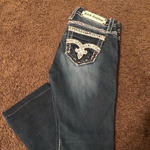 Mid Rise Rock Revival Boot cut Jeans